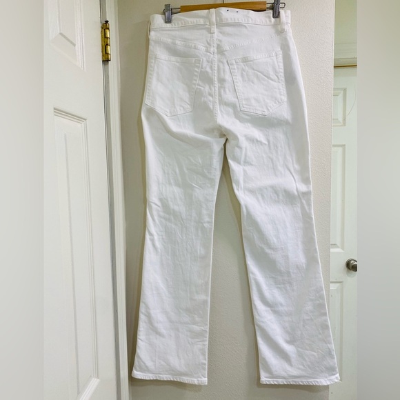 GAP Vintage Flare High Rise Jeans - White Size 10R/30 - Picture 5 of 12